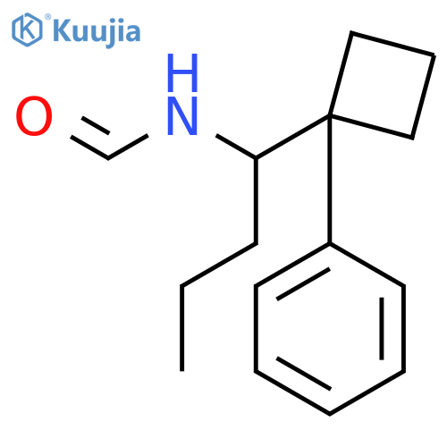 Formamide, N-[1-(1-phenylcyclobutyl)butyl]- structure