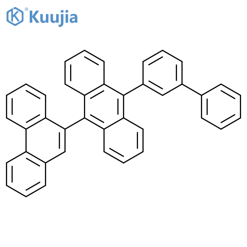 ANTHRACENE, 9-[1,1'-BIPHENYL]-3-YL-10-(9-PHENANTHRENYL)- structure