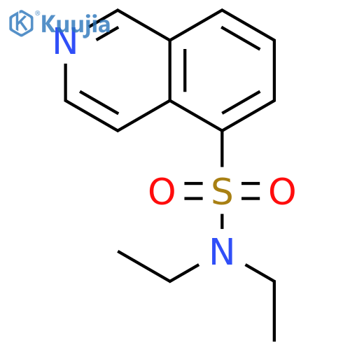 5-ISOQUINOLINESULFONAMIDE, N,N-DIETHYL- structure