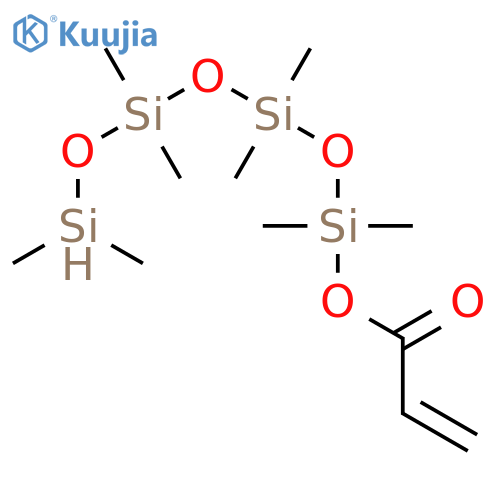 2-PROPENOIC ACID, 1,1,3,3,5,5,7,7-OCTAMETHYLTETRASILOXANYL ESTER structure