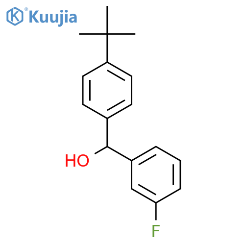 4-tert-Butyl-3'-fluorobenzhydrol structure