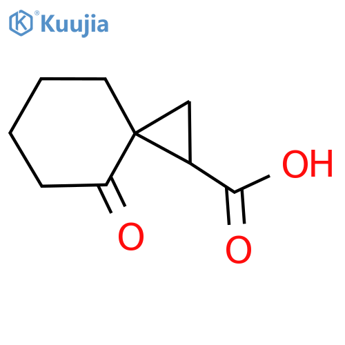 4-oxo-Spiro[2.5]octane-1-carboxylic acid structure