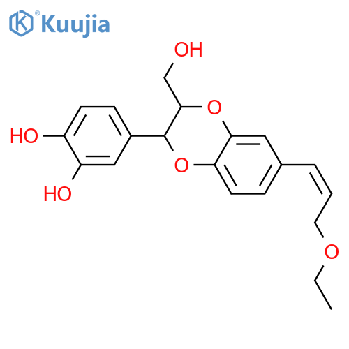 4,7'-Epoxy-3,8'-oxylign-7-ene-3',4',9,9'-tetrol; (7E,7'R*,8'R*)-form, 9-Et ether structure