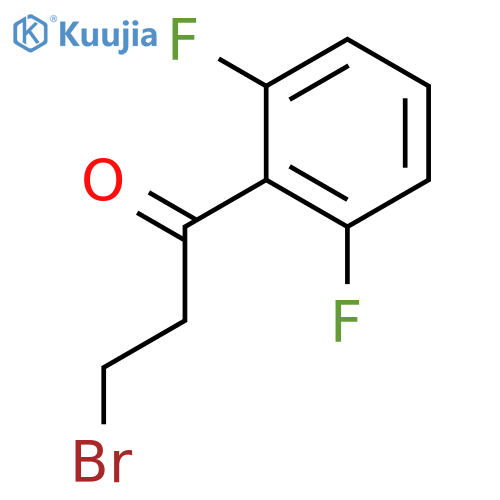 1-PROPANONE, 3-BROMO-1-(2,6-DIFLUOROPHENYL)- structure