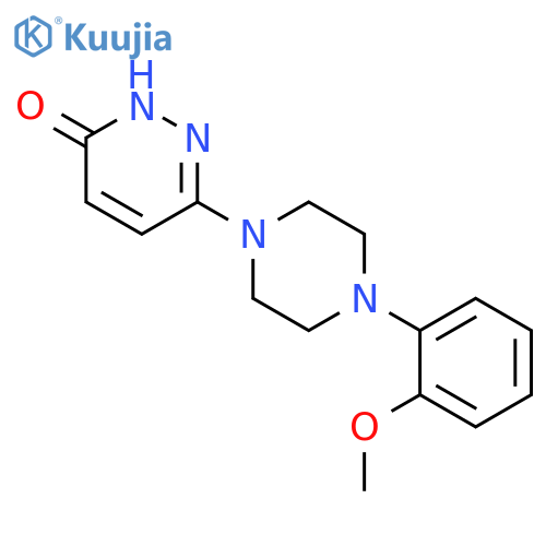 3(2H)-Pyridazinone, 6-[4-(2-methoxyphenyl)-1-piperazinyl]- structure