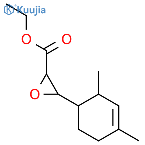 2-Oxiranecarboxylicacid, 3-(2,4-dimethyl-3-cyclohexen-1-yl)-, ethyl ester structure