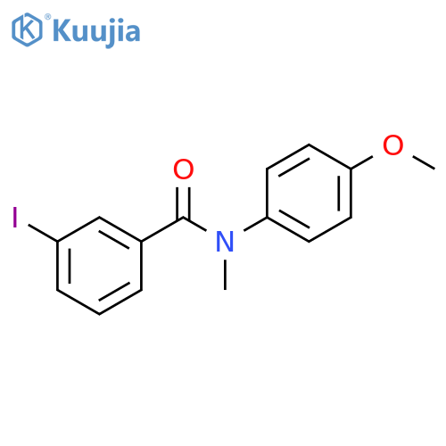 Benzamide, 3-iodo-N-(4-methoxyphenyl)-N-methyl- structure