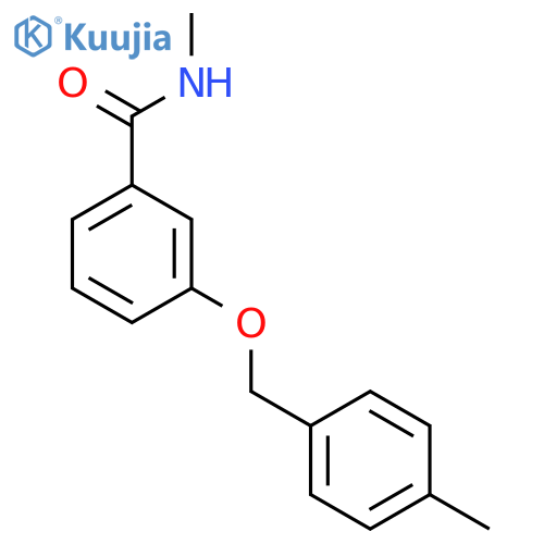 Benzamide, N-methyl-3-[(4-methylphenyl)methoxy]- structure
