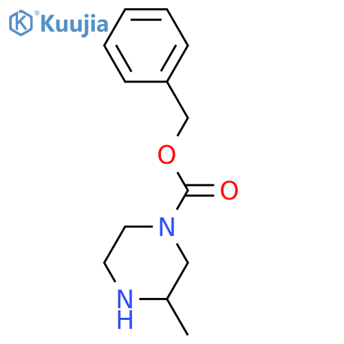 Benzyl 3-methylpiperazine-1-carboxylate structure