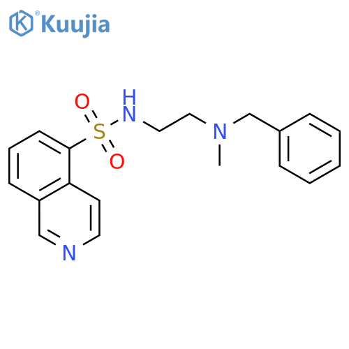 5-Isoquinolinesulfonamide, N-[2-[methyl(phenylmethyl)amino]ethyl]- structure