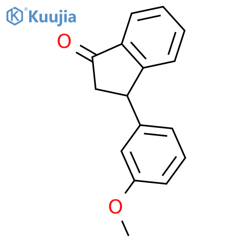 1H-Inden-1-one, 2,3-dihydro-3-(3-methoxyphenyl)- structure