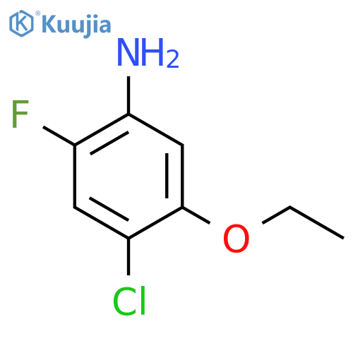 Benzenamine, 4-chloro-5-ethoxy-2-fluoro- structure