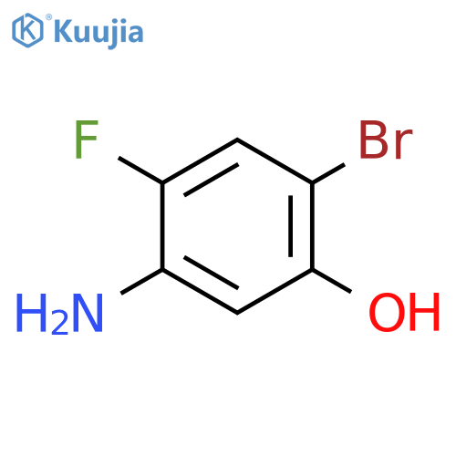 5-Amino-2-bromo-4-fluorophenol structure