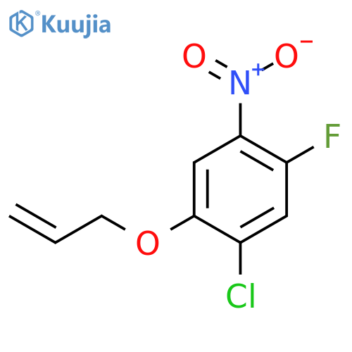 Benzene, 1-chloro-5-fluoro-4-nitro-2-(2-propenyloxy)- structure