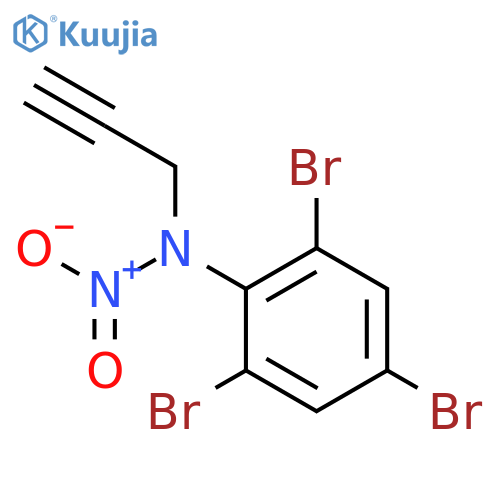 BENZENAMINE, 2,4,6-TRIBROMO-N-NITRO-N-2-PROPYNYL- structure
