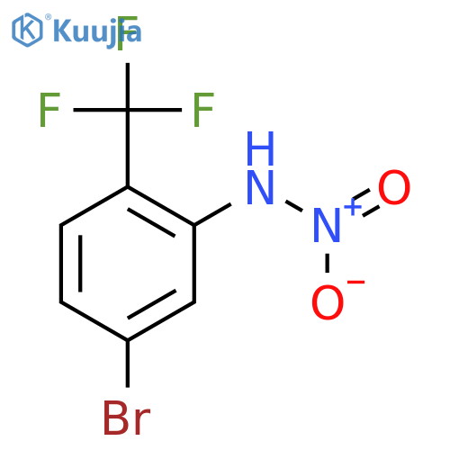 BENZENAMINE, 5-BROMO-N-NITRO-2-(TRIFLUOROMETHYL)- structure