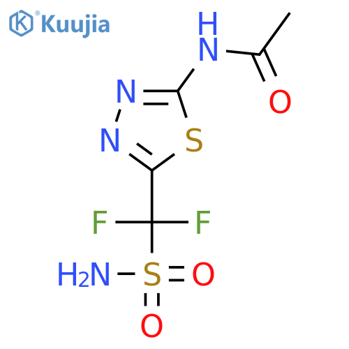 Acetamide, N-[5-[(aminosulfonyl)difluoromethyl]-1,3,4-thiadiazol-2-yl]- structure