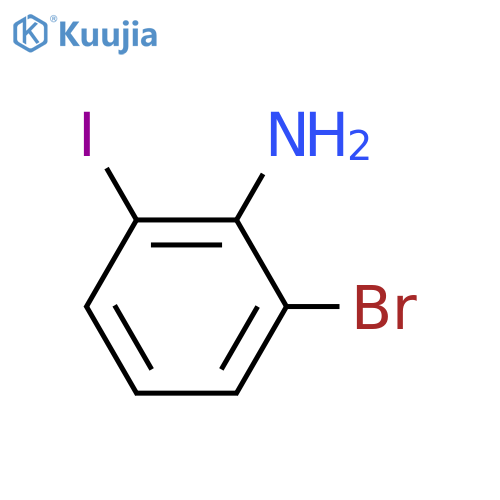 2-bromo-6-iodoaniline structure