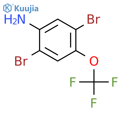 BENZENAMINE, 2,5-DIBROMO-4-(TRIFLUOROMETHOXY)- structure