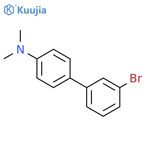 3'-BROMO-4-DIMETHYLAMINOBIPHENYL structure