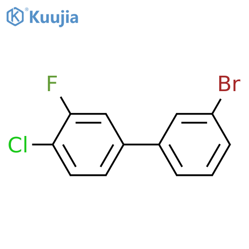4-(3-bromophenyl)-1-chloro-2-fluorobenzene structure