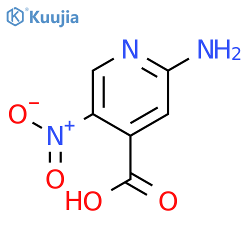 2-Amino-5-nitroisonicotinic acid structure