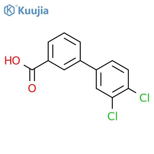 3-(3,4-Dichlorophenyl)benzoic acid structure