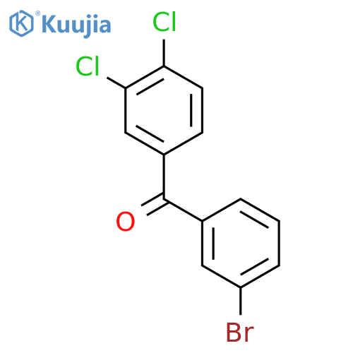 3-Bromo-3',4'-dichlorobenzophenone structure