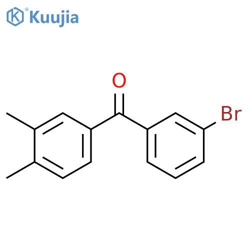 3-Bromo-3',4'-dimethylbenzophenone structure