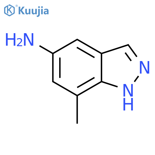 7-Methyl-1H-indazol-5-amine structure