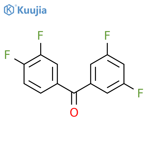 (3,4-difluorophenyl)(3,5-difluorophenyl)methanone structure