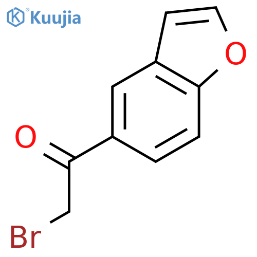 1-(1-Benzofuran-5-Yl)-2-Bromo-1-Ethanone structure