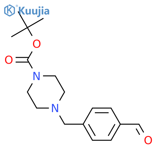 tert-Butyl 4-(4-Formylbenzyl)piperazine-1-carboxylate structure