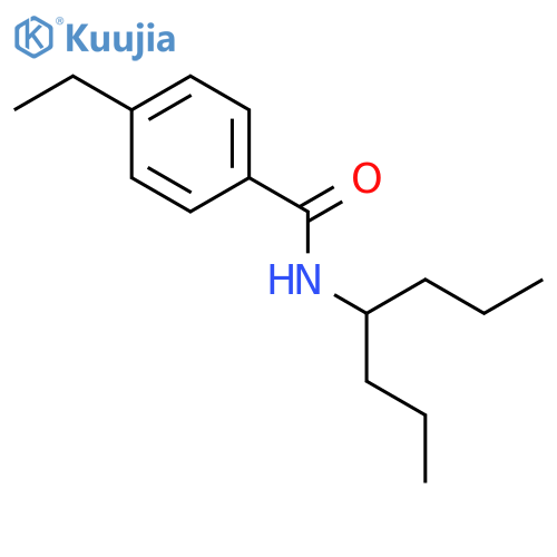 Benzamide, 4-ethyl-N-(1-propylbutyl)- structure