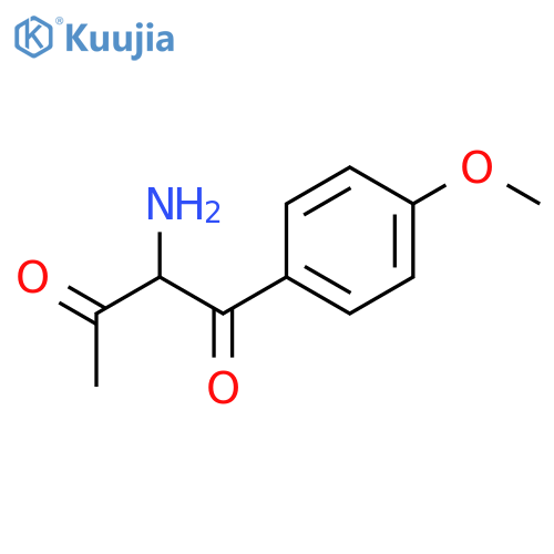1,3-Butanedione, 2-amino-1-(4-methoxyphenyl)- structure
