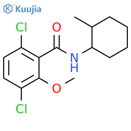 Benzamide, 3,6-dichloro-2-methoxy-N-(2-methylcyclohexyl)- structure