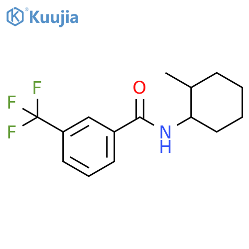 Benzamide, N-(2-methylcyclohexyl)-3-(trifluoromethyl)- structure