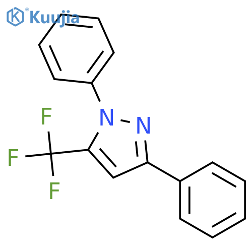 1H-Pyrazole, 1,3-diphenyl-5-(trifluoromethyl)- structure