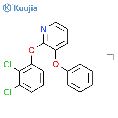Titanium, dichlorodiphenoxy(pyridine)- structure