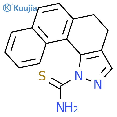 1H-PHENANTHRO[4,3-C]PYRAZOLE-1-CARBOTHIOAMIDE, 4,5-DIHYDRO- structure