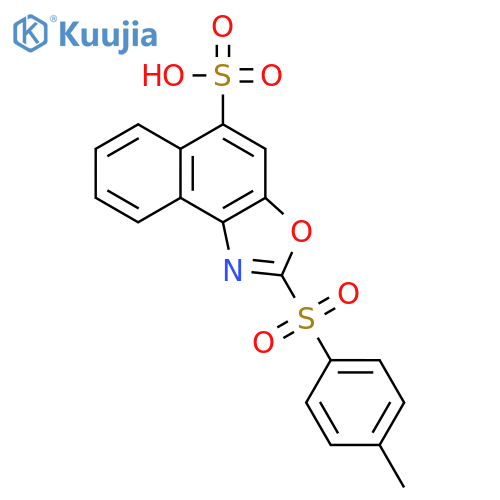 NAPHTH[1,2-D]OXAZOLE-5-SULFONIC ACID, 2-[(4-METHYLPHENYL)SULFONYL]- structure