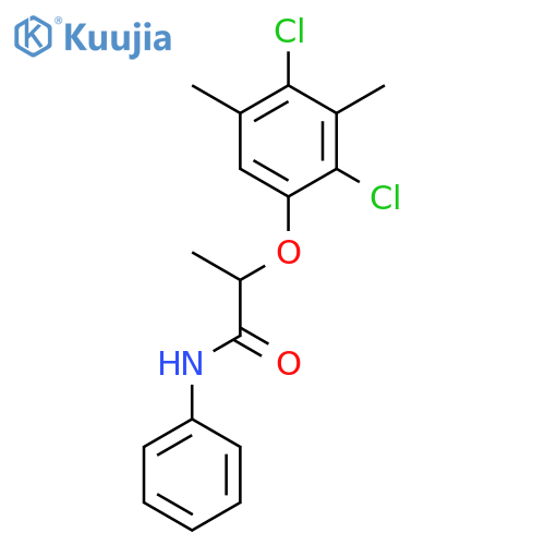 PROPANAMIDE, 2-(2,4-DICHLORO-3,5-DIMETHYLPHENOXY)-N-PHENYL- structure