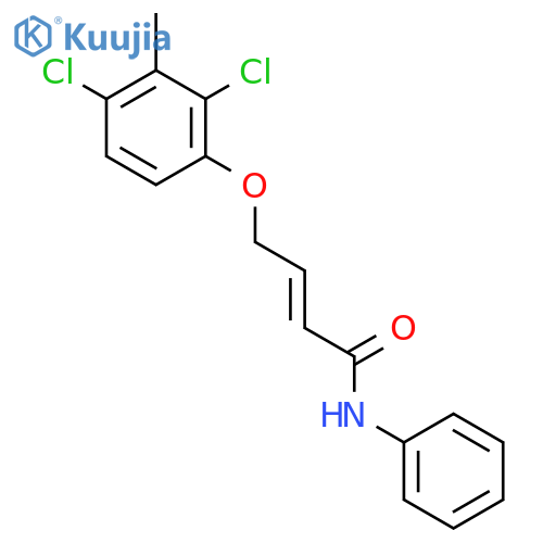 2-BUTENAMIDE, 4-(2,4-DICHLORO-3-METHYLPHENOXY)-N-PHENYL- structure