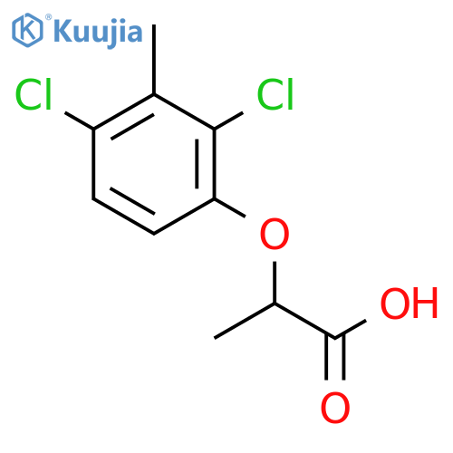 Propanoic acid, 2-(2,4-dichloro-3-methylphenoxy)- structure
