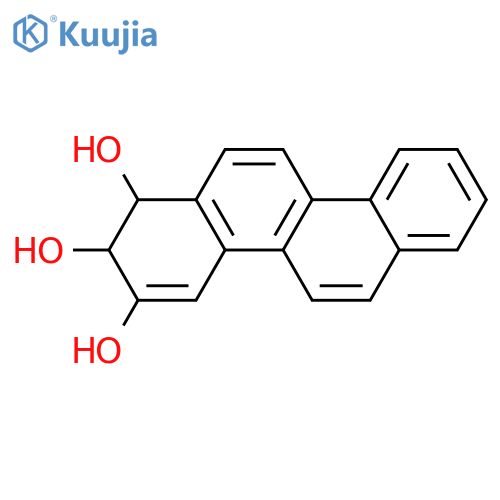 1,2,3-Chrysenetriol,1,2-dihydro- structure