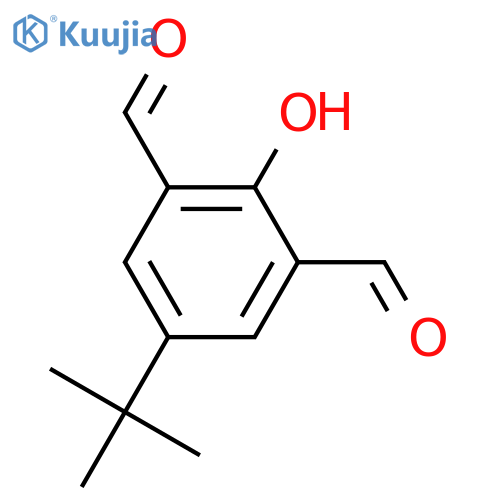 4-tert-Butyl-2,6-diformylphenol structure