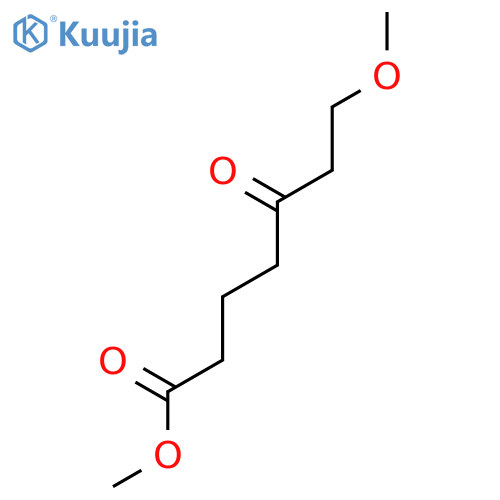 Heptanoic acid, 7-methoxy-5-oxo-, methyl ester structure