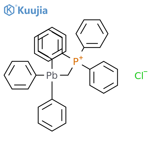 PHOSPHONIUM, TRIPHENYL[(TRIPHENYLPLUMBYL)METHYL]-, CHLORIDE structure