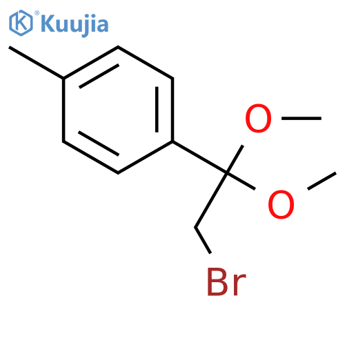1-(2-Bromo-1,1-dimethoxyethyl)-4-methylbenzene structure