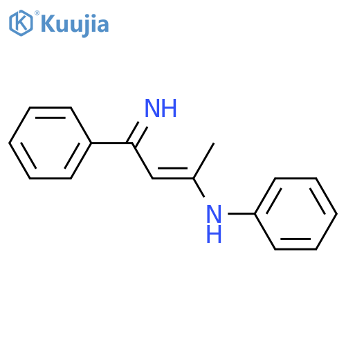 BENZENAMINE, N-(3-IMINO-1-METHYL-3-PHENYL-1-PROPENYL)- structure